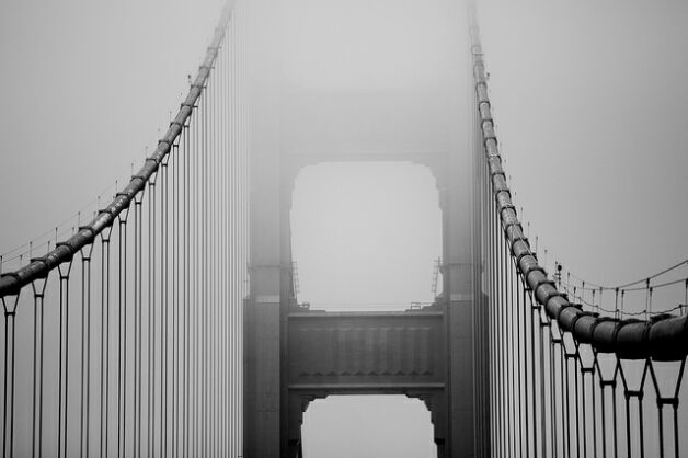 A bridge to another world. Or Sausalito.